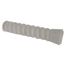 Rail plastic dowel as fastening foundation